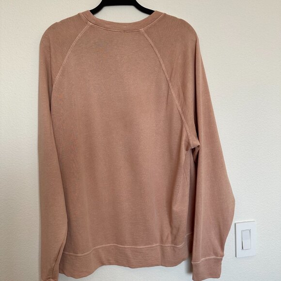 JAMES PERSE- NWT- Vintage Terry Relaxed Sweatshirt - Rose Nude Pigment - Size 3 - Picture 7 of 7